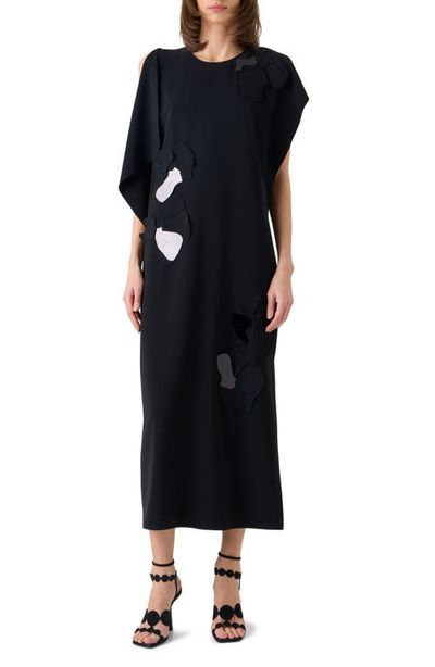 Akris punto Akris punto Papercut Flower Laser Cut Crepe Dress