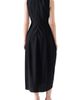 Akris punto Akris punto Pinstripe Wool Crepe Midi Dress - 2