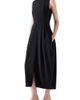 Akris punto Akris punto Pinstripe Wool Crepe Midi Dress - 3