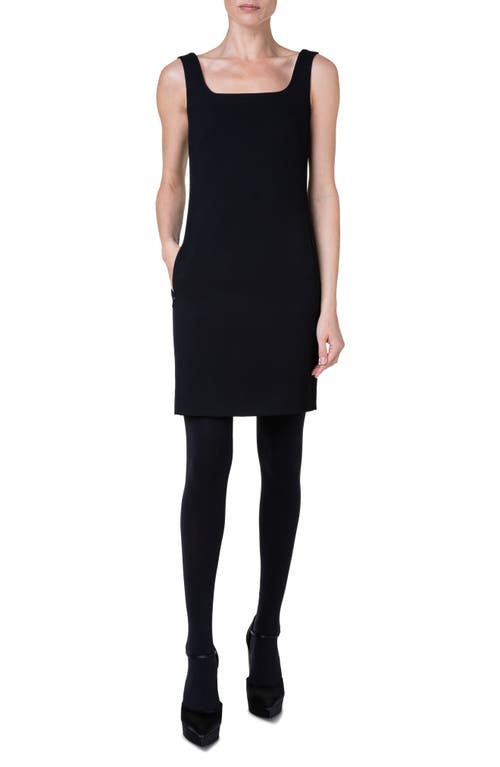 Akris punto Akris punto Square Neck Virgin Wool Dress