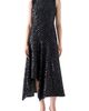 Akris punto Akris punto Starry Sky Sequin Handkerchief Hem Midi Dress - 1