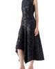 Akris punto Akris punto Starry Sky Sequin Handkerchief Hem Midi Dress - 3