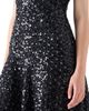 Akris punto Akris punto Starry Sky Sequin Handkerchief Hem Midi Dress - 4