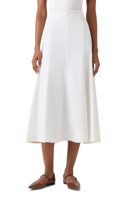 Akris punto Akris punto Stretch Denim A-Line Midi Skirt
