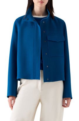 Akris punto Akris punto Wool Tricotine Utility Jacket