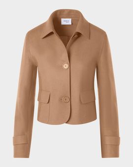 Akris punto Boxy Wool-Blend Jacket