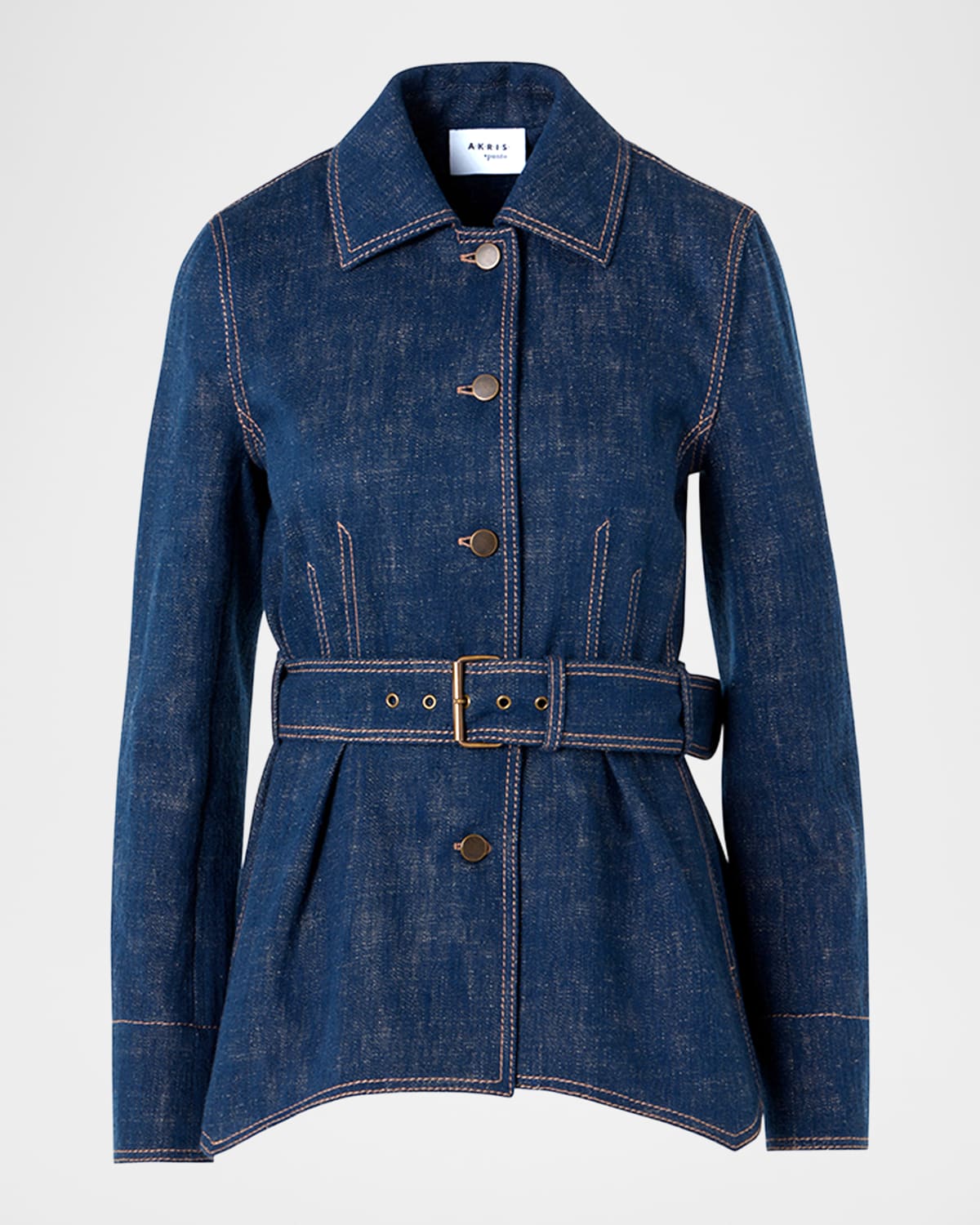 Akris punto Brushed Denim Jacket