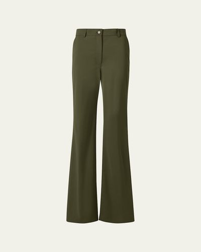Akris punto Celia Denim Bootcut-Leg Pants