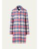 Akris punto Check Wool Single-Breasted Mid-Length Coat - 1