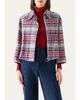 Akris punto Check Wool Zip Short Jacket - 4