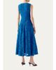 Akris punto Chenille Dot Embroidered Sleeveless Midi Dress - 3