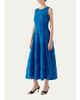 Akris punto Chenille Dot Embroidered Sleeveless Midi Dress - 4
