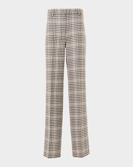 Akris punto Chiaro Plaid Wool-Blend Tweed Pants