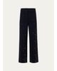 Akris punto Chieko Embellished Straight-Leg Ankle Pants - 1