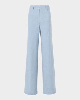 Akris punto Cooper High-Rise Denim Pants
