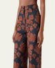 Akris punto Cooper Ikat Flower Pants in Cotton Canvas - 4