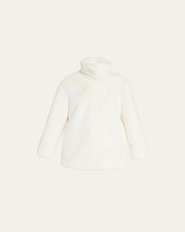 Akris punto Faux-Fur Short Jacket