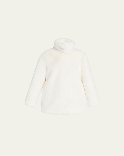 Akris punto Faux-Fur Short Jacket
