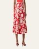 Akris punto Floral-Print Cotton Midi A-Line Skirt - 2