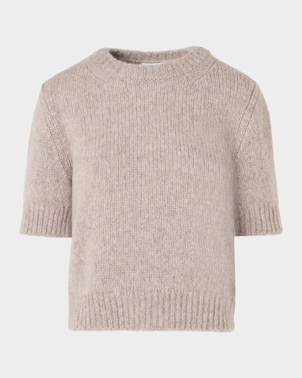 Akris punto Fluffy Alpaca Crewneck Sweater