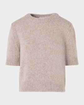 Akris punto Fluffy Alpaca Crewneck Sweater