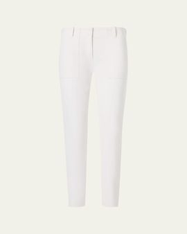 Akris punto Franco Cargo Cropped Pants
