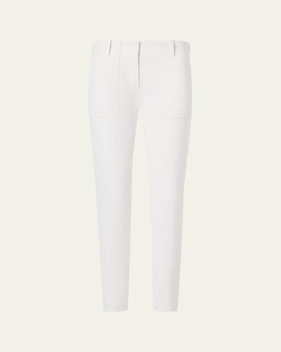Akris punto Franco Cargo Cropped Pants