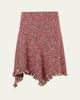 Akris punto Fringed Wool-Blend Tweed Asymmetric Skirt - 1