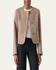Akris punto Glen Plaid Wool Jacket - 4