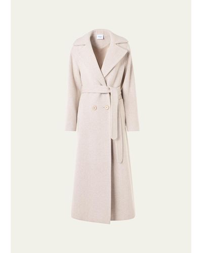Akris punto Herringbone Wool Coat