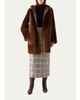 Akris punto Hooded Shearling Oversized Coat - 4