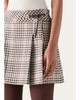 Akris punto Houndstooth Tweed Wool-Blend Mini Kilt Skirt - 5