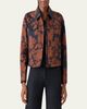 Akris punto Ikat Flower Motorbike Jacket in Cotton Canvas - 4