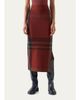 Akris punto Jacquard-Check Stretch-Modal Midi Skirt - 2