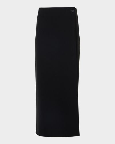 Akris punto Jersey Wrap Midi Skirt