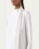 Akris punto Long-Sleeve Silk Scarf Blouse - 5