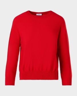 Akris punto Merino Wool Knit Crewneck Sweater