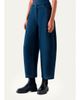 Akris punto Mid-Rise Denim Barrel-Leg Ankle Trousers - 4