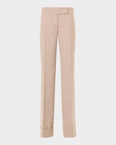 Akris punto Milly Cuffed Straight-Leg Pants