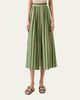 Akris punto Parasol Striped Cotton Poplin Midi Skirt - 3