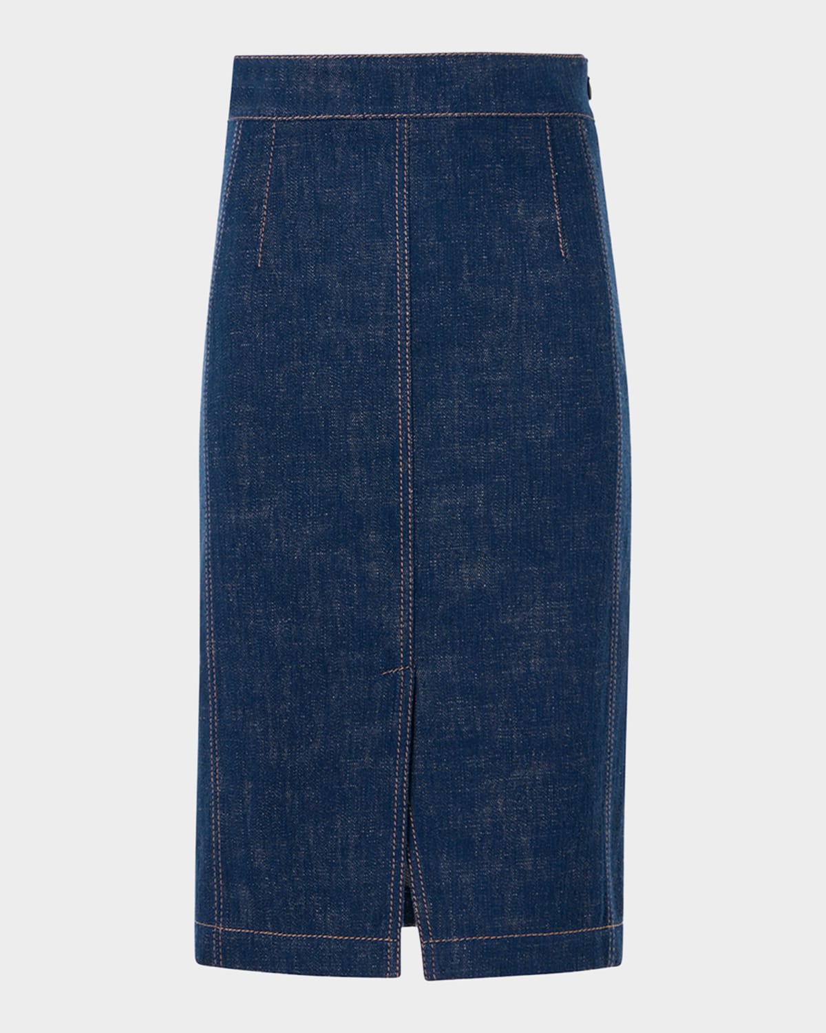 Akris punto Pencil Winter Denim Midi Skirt