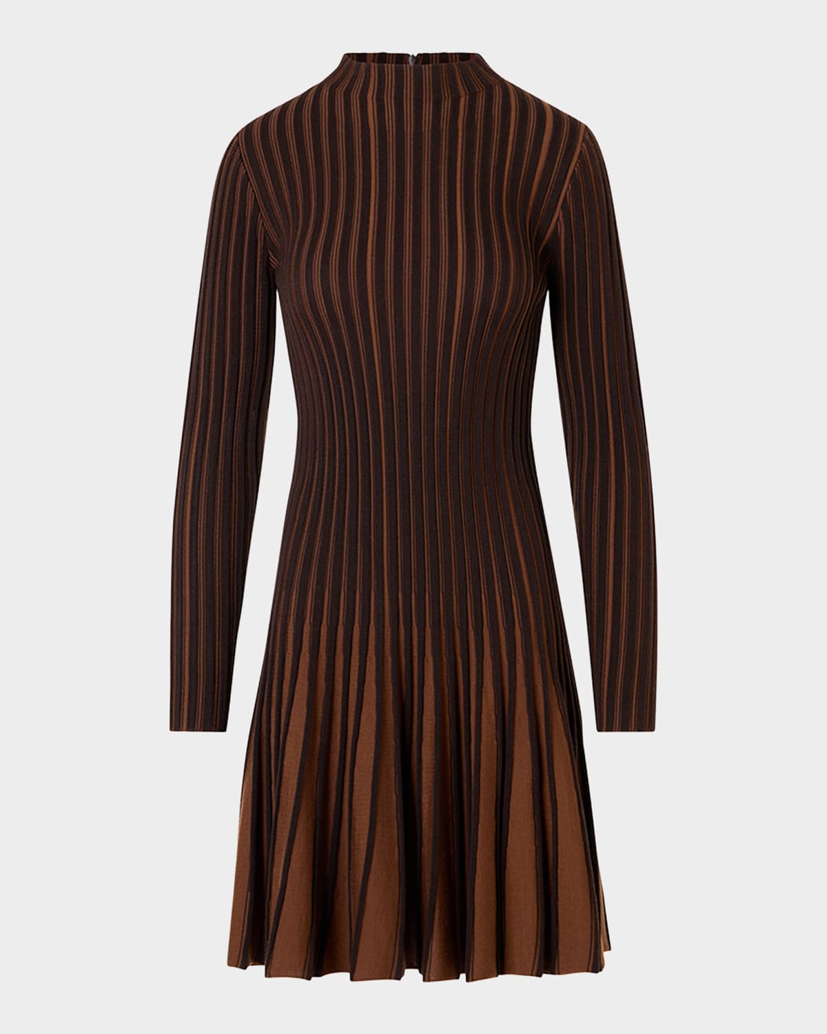 Akris punto Pleated Wool Dress