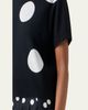Akris punto Polka-Dot Merino Wool Short-Sleeve Sweater - 5