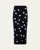 Akris punto Polka Dot Knit Midi Tube Skirt - 1