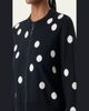 Akris punto Polka Dot Wool Zip Cardigan - 5