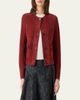 Akris punto Single-Breasted Suede Collarless Jacket - 4