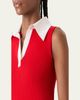 Akris punto Sleeveless Wool Rib Polo Top - 5