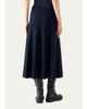 Akris punto Stretch-Wool A-Line Midi Skirt - 3