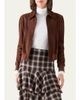 Akris punto Suede Bomber Short Jacket - 4
