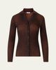 Akris punto Two-Tone Ribbed Merino Cardigan - 1